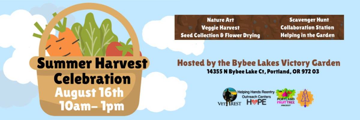 Summer Harvest Fest Celebration! Sunday August 16, 10am - 1pm