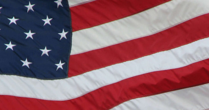 Close up of American Flag