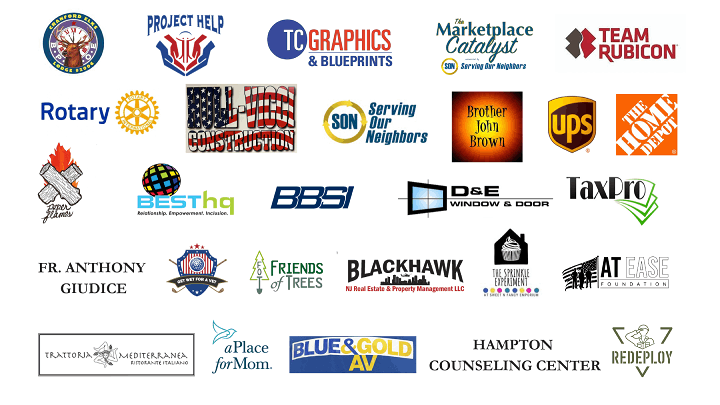 VetREST Dining-In East 2024 Sponsors grid of logos