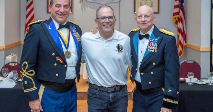 Robert F. Vicci, Lieutenant Colonel (Ret), Ron White (LCDR, Retired), and Retired MG Daniel York (USAR)