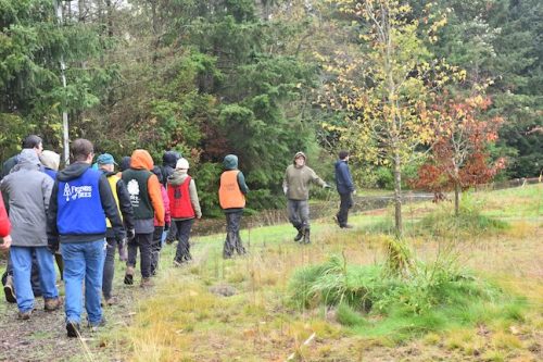 Bybee Lakes Victory Garden Planting Day with Friends of Trees, Nov. 1, 2025