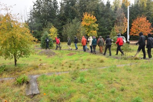 Bybee Lakes Victory Garden Planting Day with Friends of Trees, Nov. 1, 2025