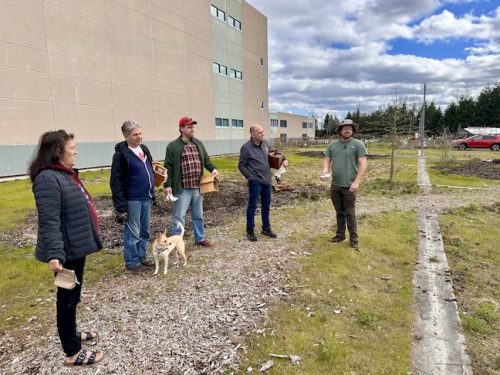 Bybee Lakes Victory Garden Mason Bee workshop participants, March 2026