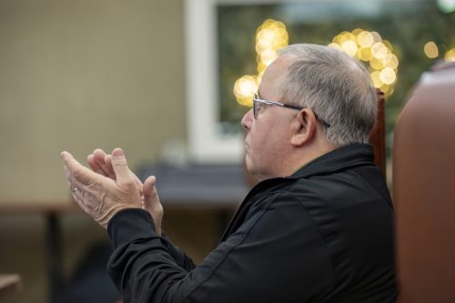 DECEMBER 3, 2025 - PORTLAND, OREGON: VetREST Pathways to Purpose End of the Year Gathering at Eagle Lodge in North Portland (Photo by Diego G Diaz).