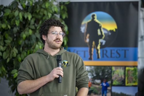 DECEMBER 3, 2025 - PORTLAND, OREGON: VetREST Pathways to Purpose End of the Year Gathering at Eagle Lodge in North Portland (Photo by Diego G Diaz).