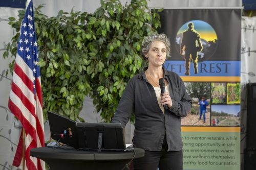DECEMBER 3, 2025 - PORTLAND, OREGON: VetREST Pathways to Purpose End of the Year Gathering at Eagle Lodge in North Portland (Photo by Diego G Diaz).