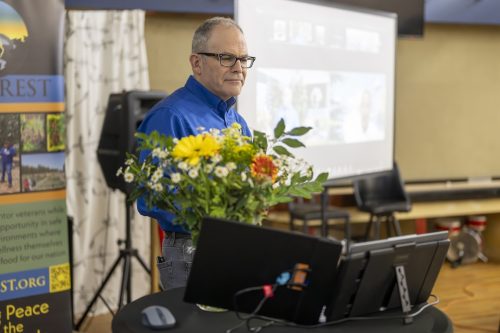 DECEMBER 3, 2025 - PORTLAND, OREGON: VetREST Pathways to Purpose End of the Year Gathering at Eagle Lodge in North Portland (Photo by Diego G Diaz).