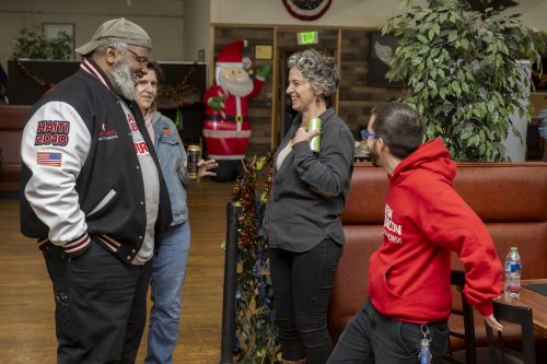 DECEMBER 3, 2025 - PORTLAND, OREGON: VetREST Pathways to Purpose End of the Year Gathering at Eagle Lodge in North Portland (Photo by Diego G Diaz).