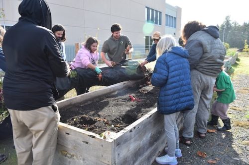 2025 October Harvest Fest - October 18 - Bybee Lakes Victory Garden - sweet potato harvest