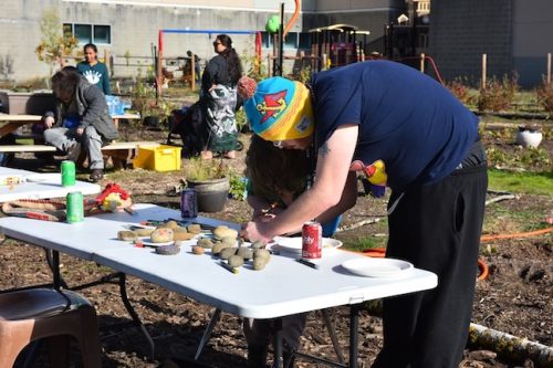 2025 October Harvest Fest - October 18 - Bybee Lakes Victory Garden - rock painting