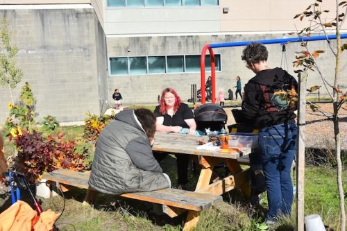 2025 October Harvest Fest - October 18 - Bybee Lakes Victory Garden - making autumn ornaments