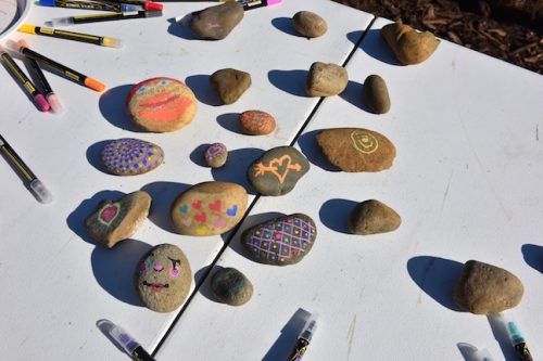 2025 October Harvest Fest - October 18 - Bybee Lakes Victory Garden - rock painting