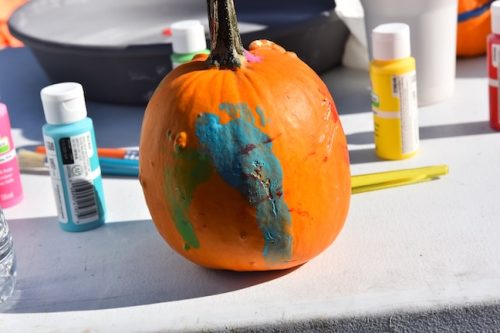 2025 October Harvest Fest - October 18 - Bybee Lakes Victory Garden - pumpkin painting