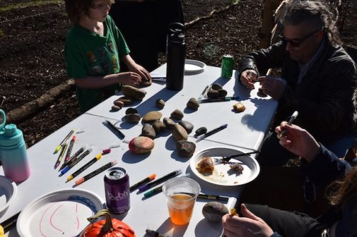 2025 October Harvest Fest - October 18 - Bybee Lakes Victory Garden - rock painting