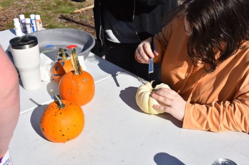 2025 October Harvest Fest - October 18 - Bybee Lakes Victory Garden - pumpkin painting