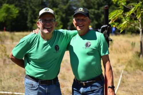 Stand Together Day work party with the Timbers, Friends of Trees, Youth Corps, and VetREST at Bybee Lakes Victory Garden, July 2025