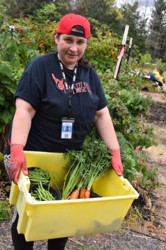 August 2025 ~ Bybee Lakes Hope Center Victory Garden Volunteer Harvest Day