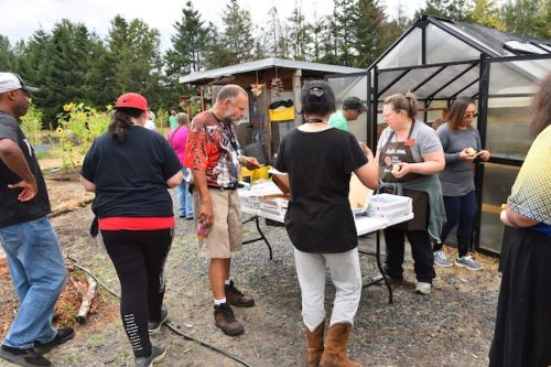August 2025 ~ Bybee Lakes Hope Center Victory Garden Volunteer Harvest Day